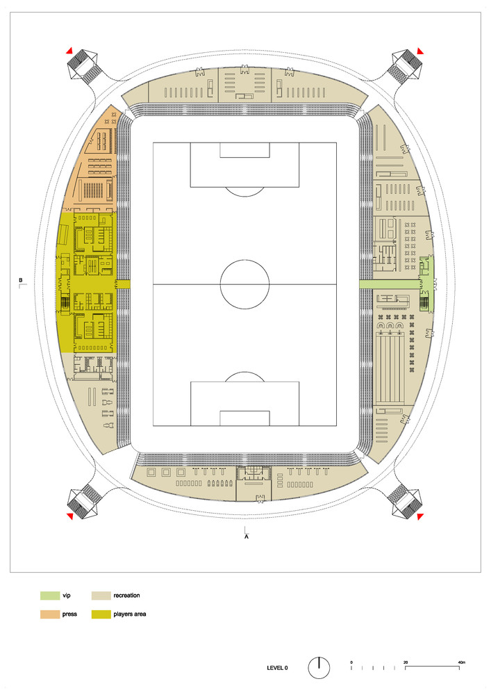 Level_00_Plan Football stadium arena borisov / ofis architects