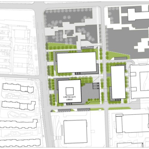 Tsinghua university's law faculty library / kokaistudios
