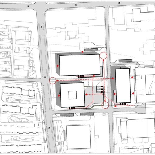 Tsinghua university's law faculty library / kokaistudios