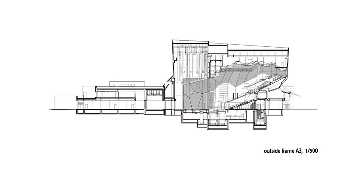 Kadare cultural center / chiaki arai urban and architecture design