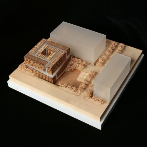 Tsinghua university's law faculty library / kokaistudios