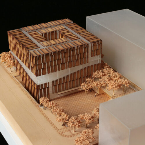 Tsinghua university's law faculty library / kokaistudios