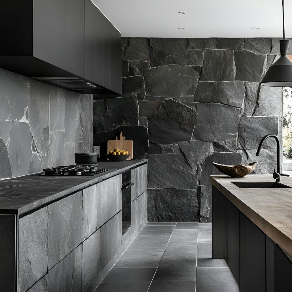 Slate: building uses, attributes, price, and design trends