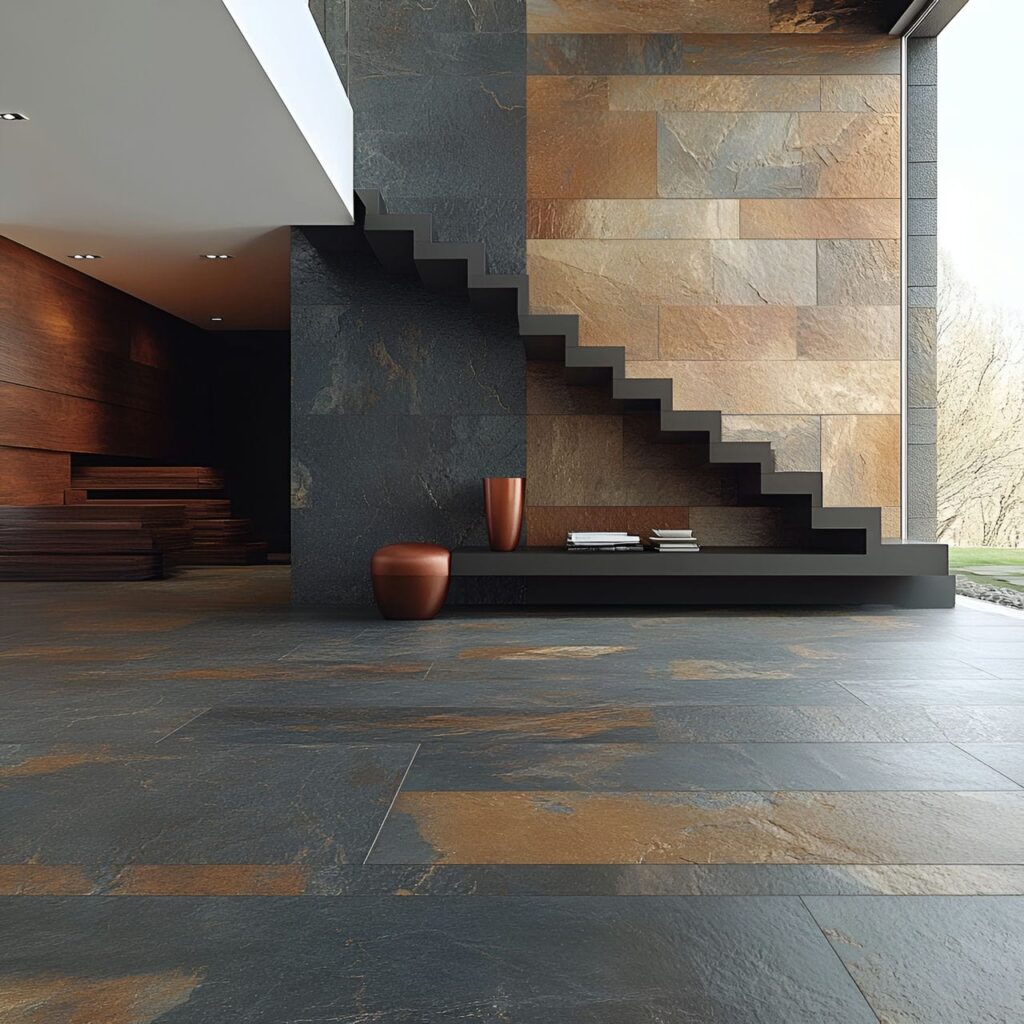 Slate: building uses, attributes, price, and design trends