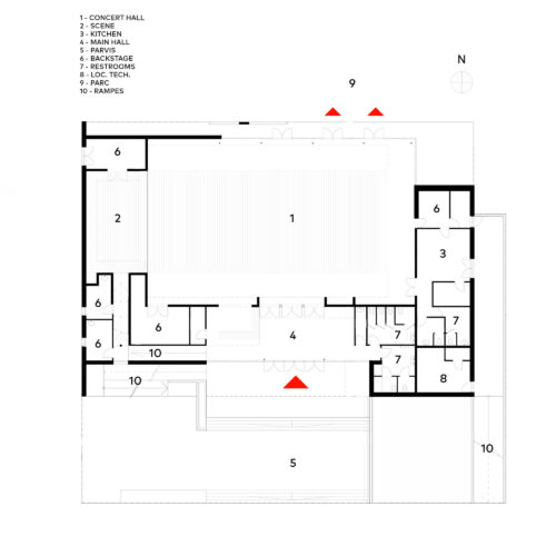 Salle polyvalente de plumergat / studio 02