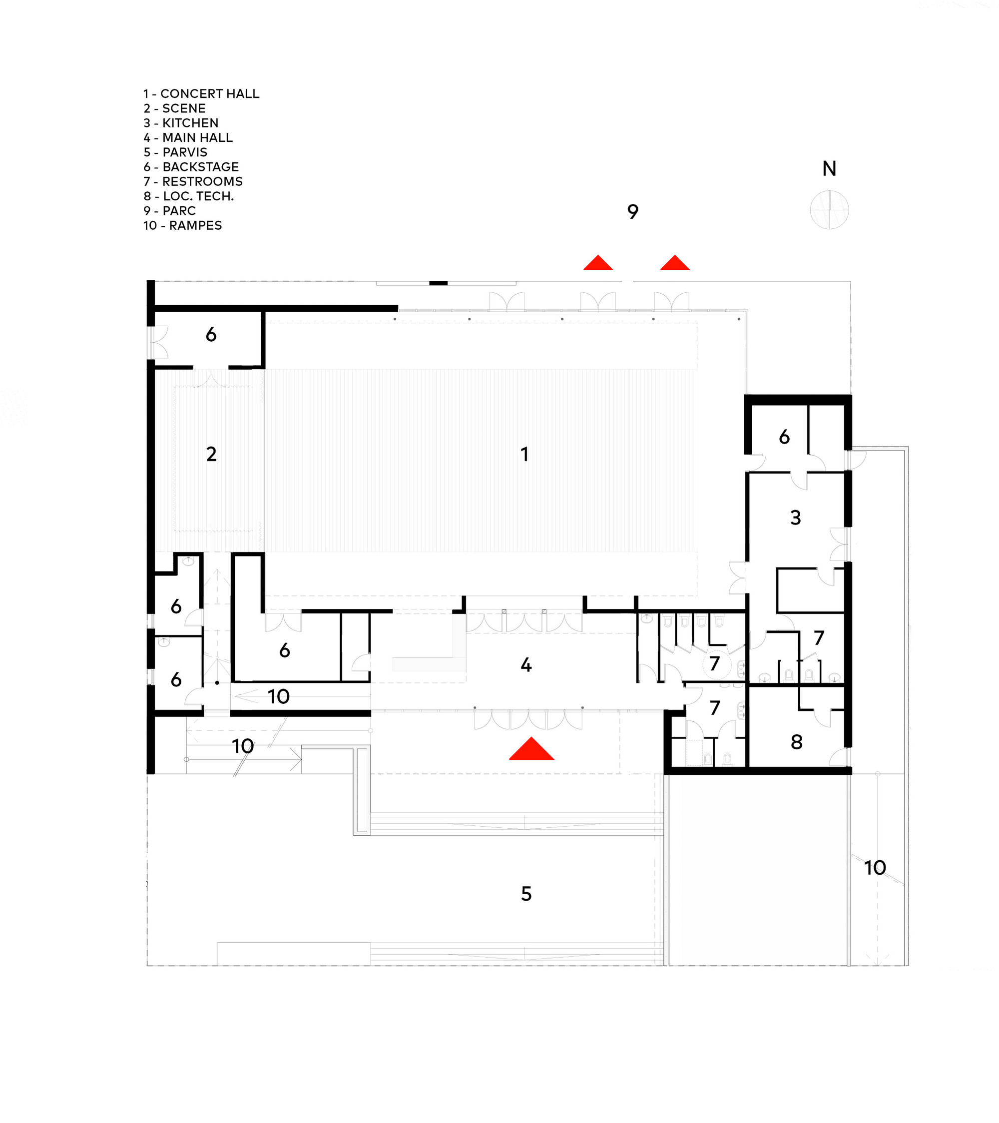 Salle polyvalente de plumergat / studio 02