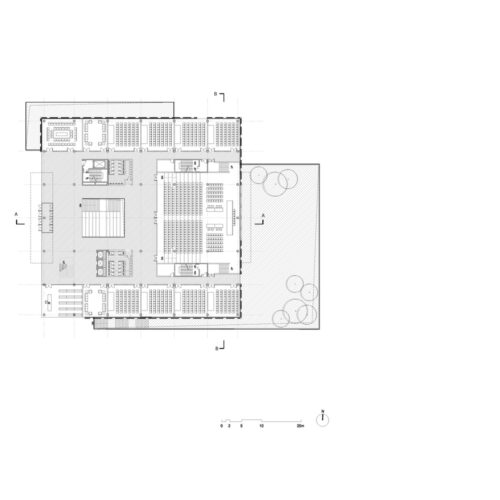 Tsinghua university's law faculty library / kokaistudios