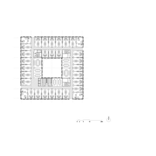 Tsinghua university's law faculty library / kokaistudios