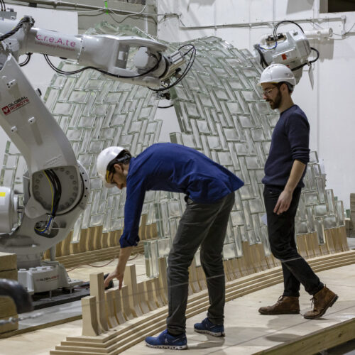 Robotic Construction Paves The Way For Complex Architectural Forms 6 Robotic construction paves the way for complex architectural forms: the glass vault