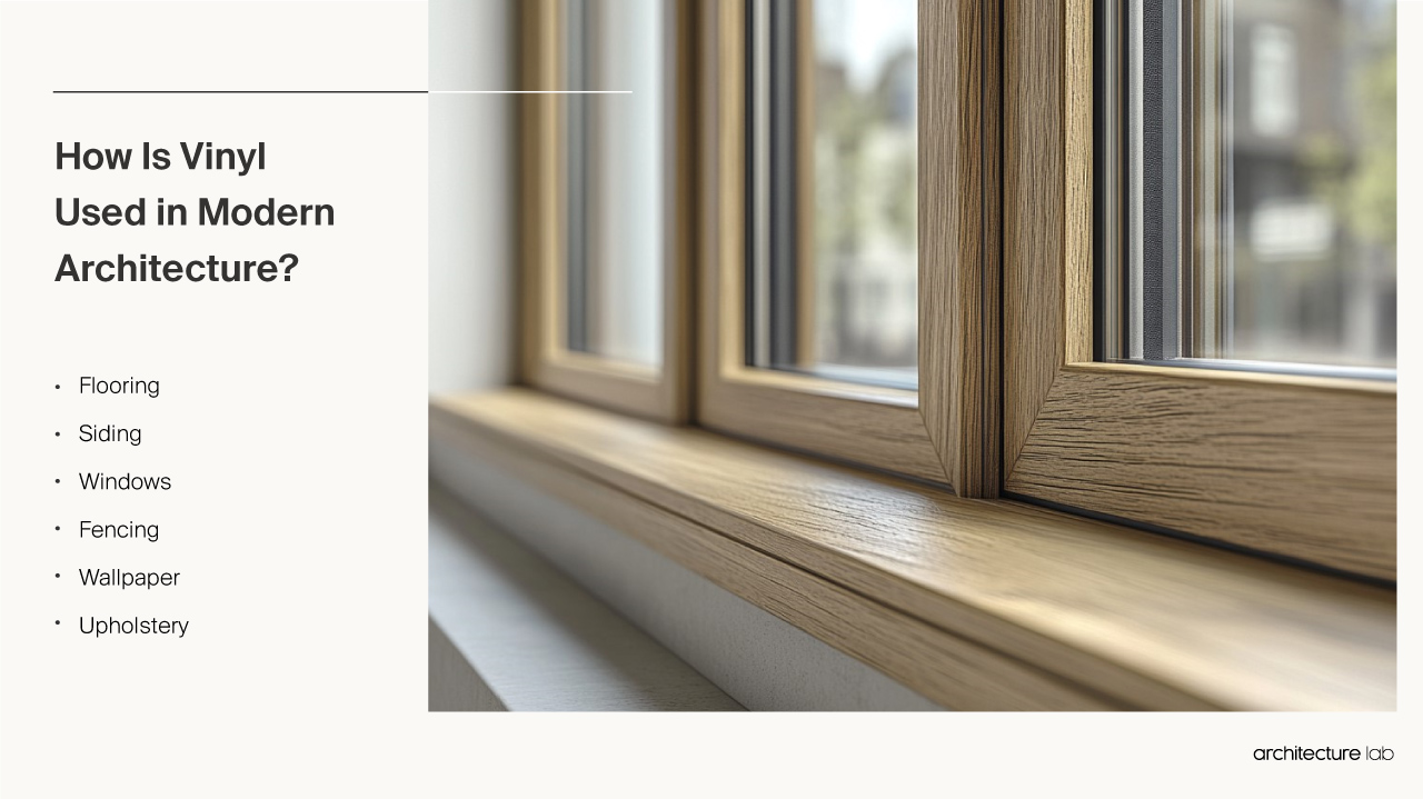 Vinyl - Building Uses, Attributes, Price And Design Trends How is vinyl used in modern architecture?