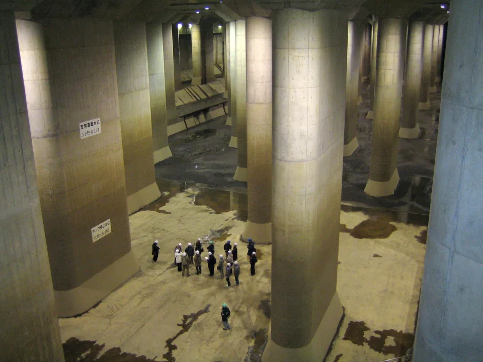 How tokyo built worlds largest underground water tank for flood protection3