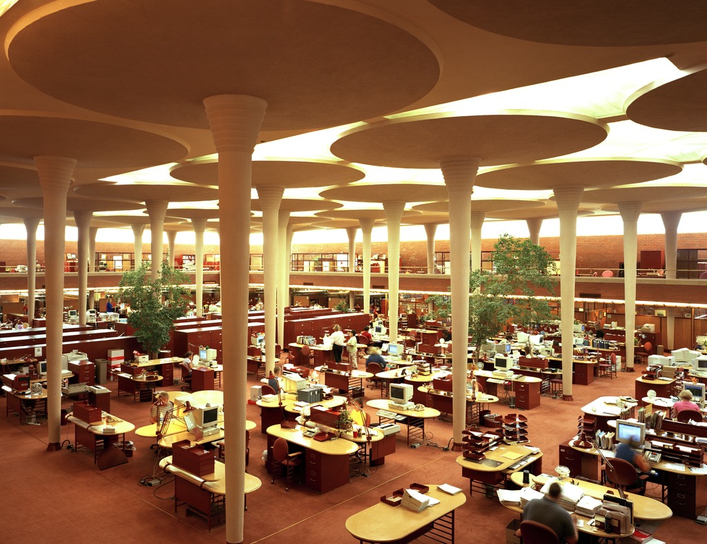 Frank Lloyd Wright’s Architectural Mastery In Supporting 60 Tons On Lily Pad Columns At Sc Johnson Headquarters 16 Frank lloyd wright’s architectural mastery in supporting 60 tons on lily pad columns at sc johnson headquarters