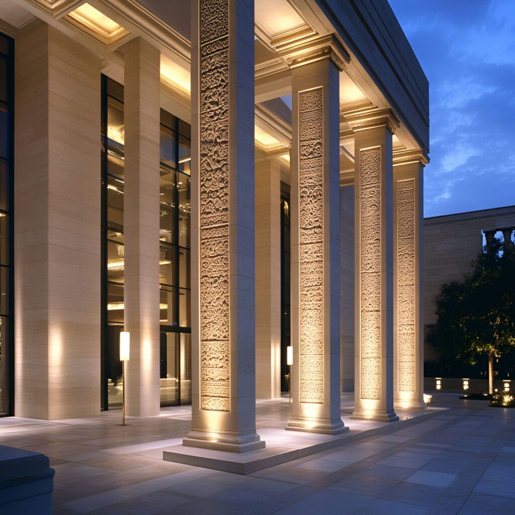 Limestone: building uses, attributes, price and design trends