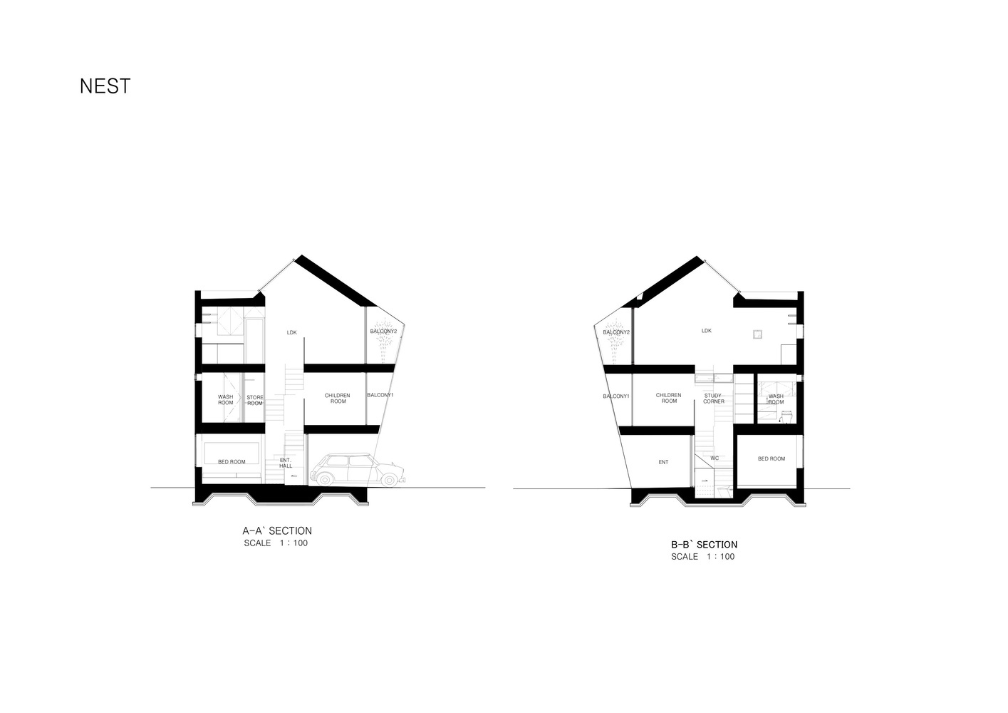 Nest_Sec Nest / apollo architects & associates