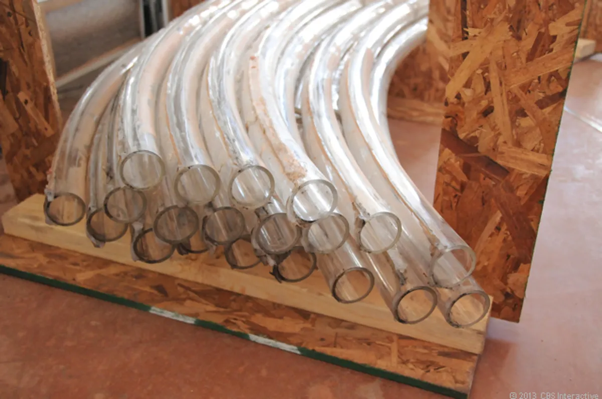Tubes_Stacked_For_Cleaning Frank lloyd wright's architectural feat: supporting 60 tons on a lily pad columns at sc johnson headquarters