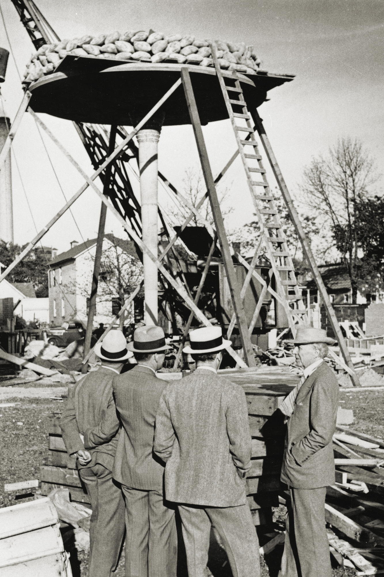 Frank lloyd wright’s "lily pad" columns for the s. C. Johnson administration building passed a critical structural test in 1937, holding ten times the required load. This success paved the way for one of his most iconic designs.