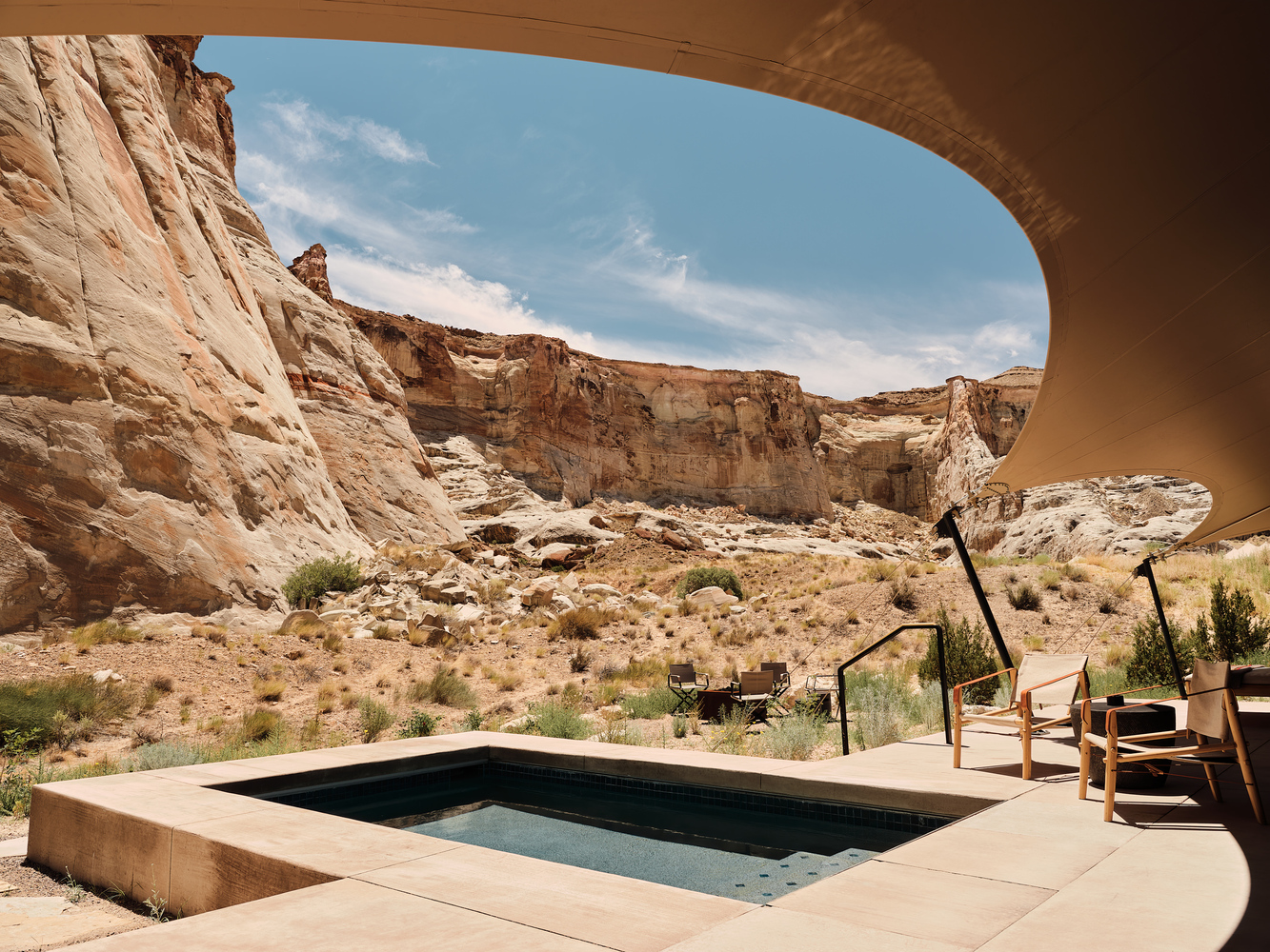 Camp sarika by amangiri / luxury frontiers