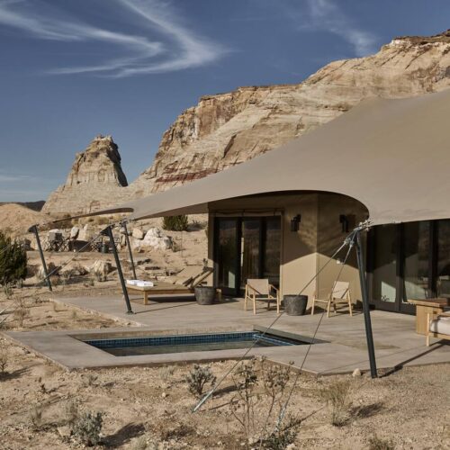 Camp sarika by amangiri / luxury frontiers