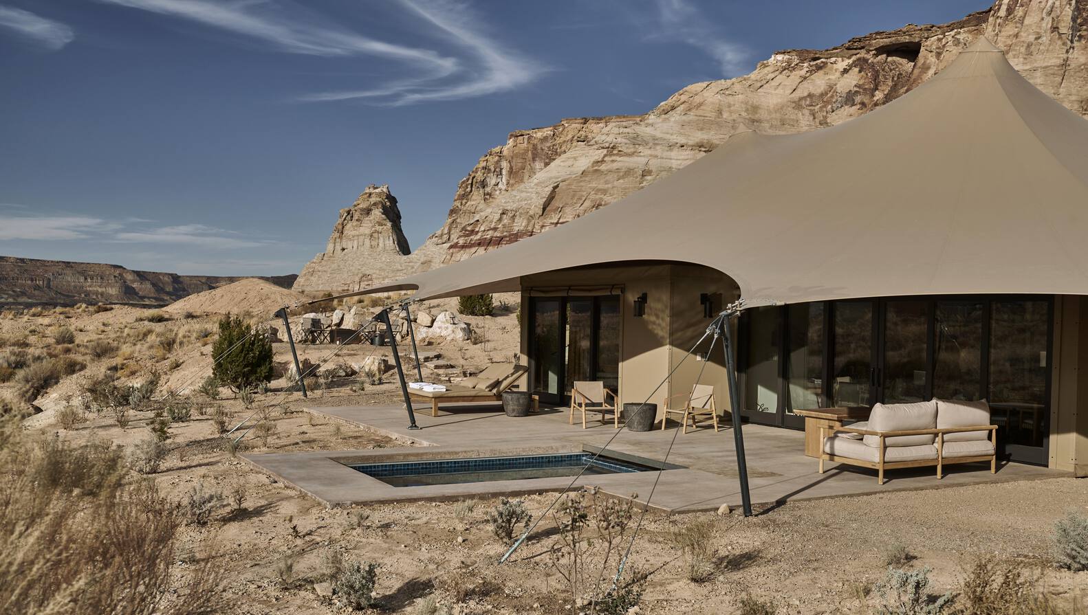 Camp sarika by amangiri / luxury frontiers