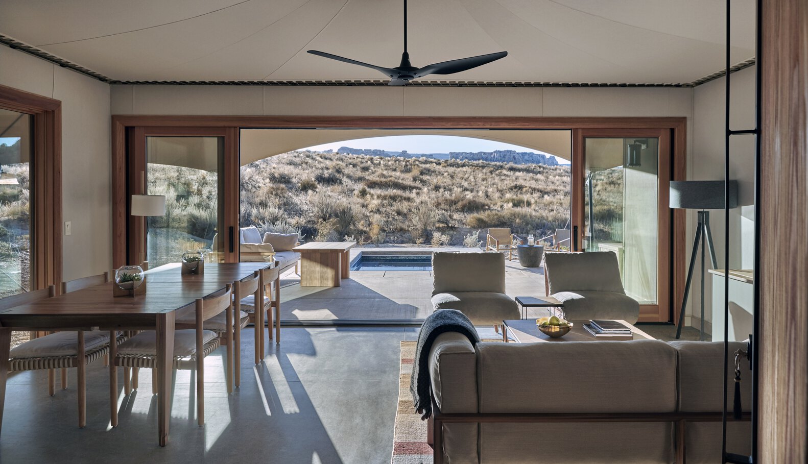 Camp sarika by amangiri / luxury frontiers