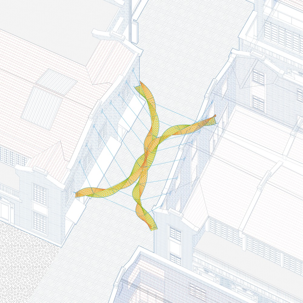 The Weaving Double Helix / Hcch Studio 4 The weaving double helix / hcch studio