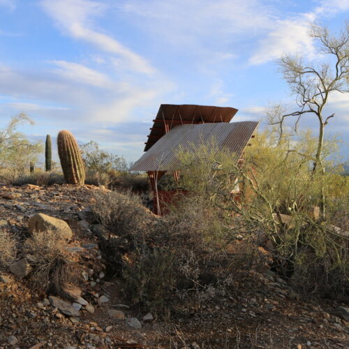 Frank Lloyd Wright Architecture School Students Build 'Survival Cabins' At Taliesin West 8 Frank lloyd wright architecture school students build 'survival cabins' at taliesin west