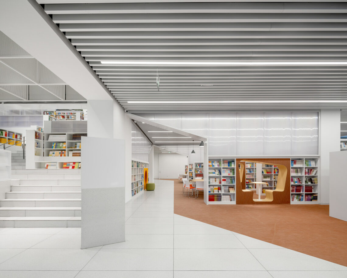 Shanghai Conservatory Of Music Experimental School Hebi Branch Library Interior Renovation / Urbanus 16 Shanghai conservatory of music experimental school hebi branch library interior renovation / urbanus
