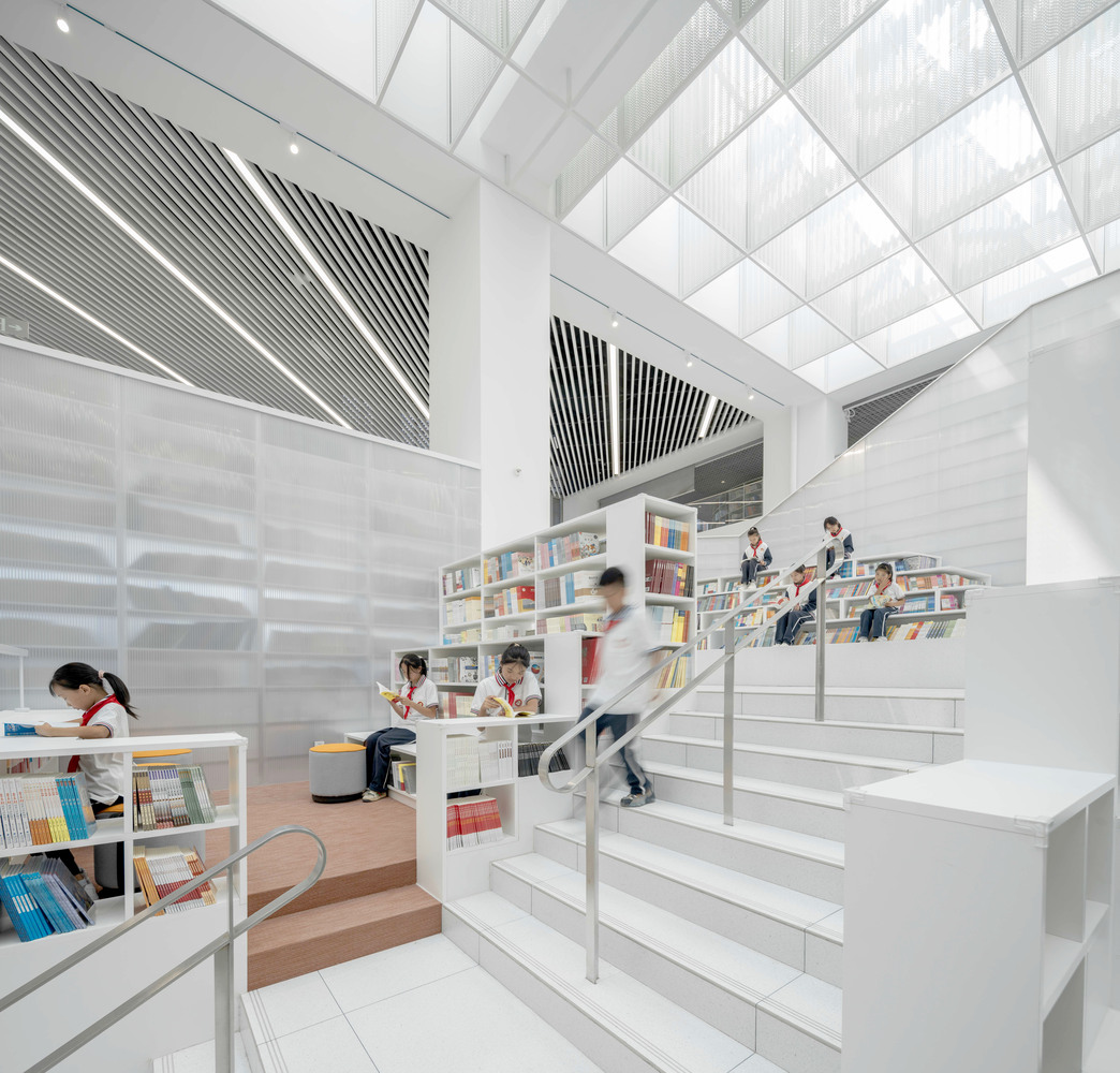 Shanghai Conservatory Of Music Experimental School Hebi Branch Library Interior Renovation / Urbanus 5 Shanghai conservatory of music experimental school hebi branch library interior renovation / urbanus