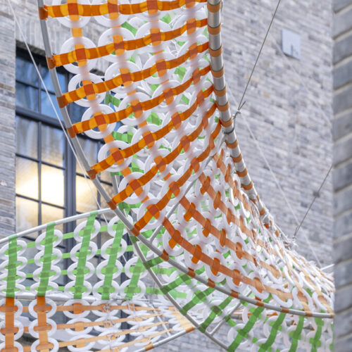 The Weaving Double Helix / Hcch Studio 12 The weaving double helix / hcch studio