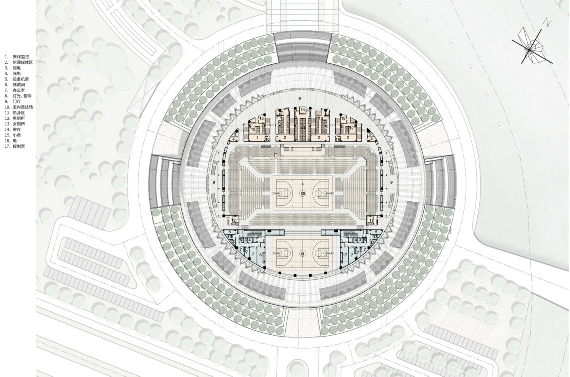 Dongyang Sports Center / Institute Of Shanghai Architectural Design And Research 19 Dongyang sports center / institute of shanghai architectural design and research