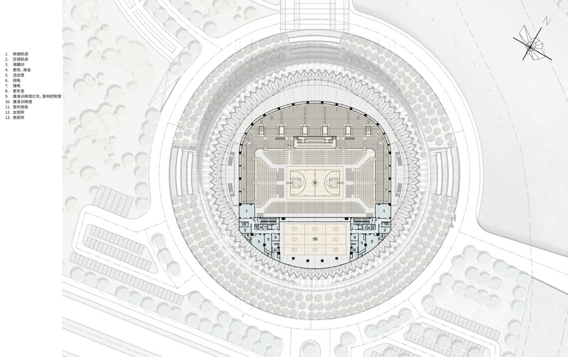 Dongyang Sports Center / Institute Of Shanghai Architectural Design And Research 20 Dongyang sports center / institute of shanghai architectural design and research