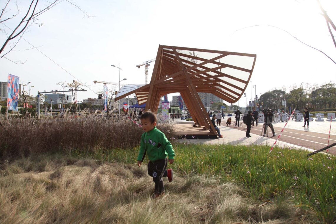 Cycling Pavilion / A.c.r.e. Atelier + School Of Art Design And Media Of Ecust 37 Cycling pavilion / a. C. R. E. Atelier + school of art design and media of ecust