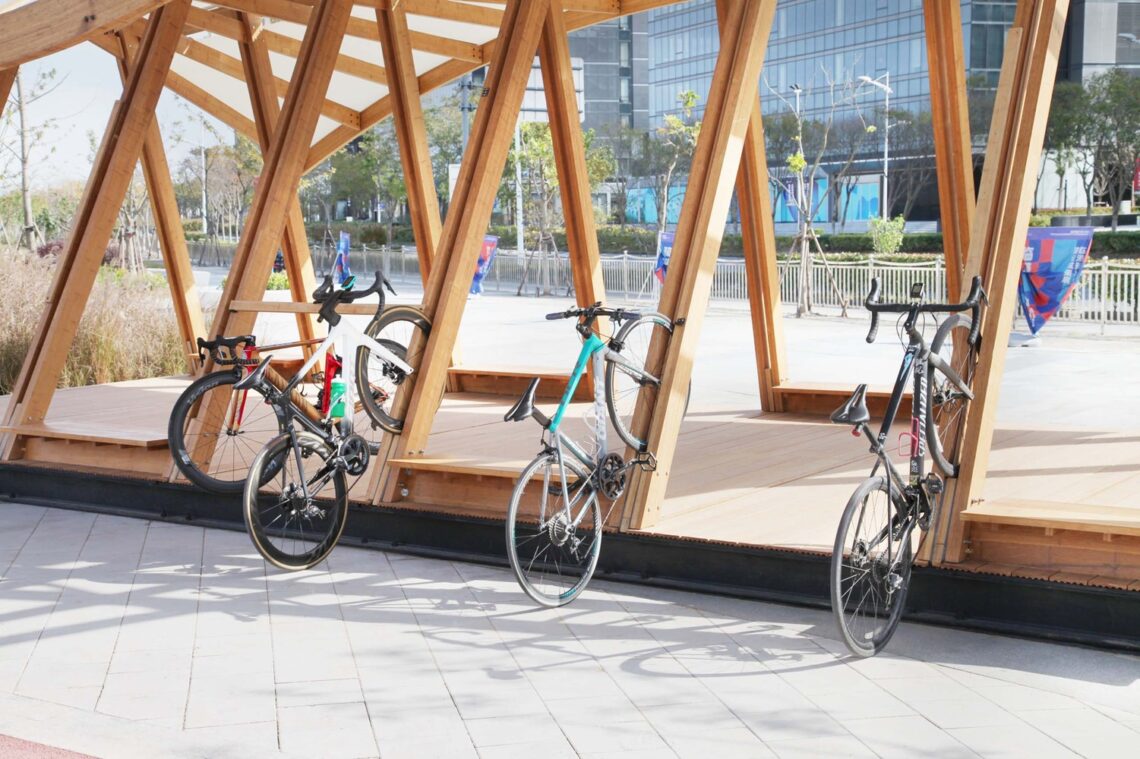Cycling Pavilion / A.c.r.e. Atelier + School Of Art Design And Media Of Ecust 13 Cycling pavilion / a. C. R. E. Atelier + school of art design and media of ecust