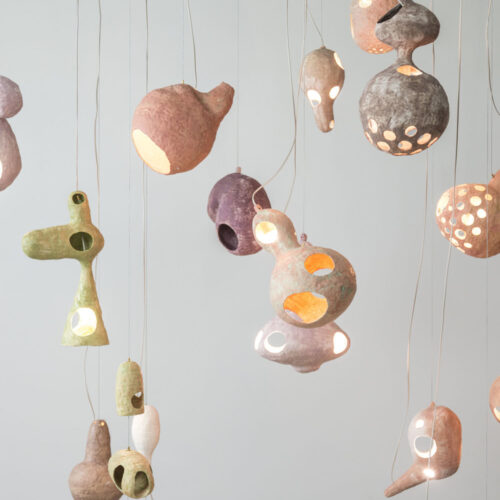 You See A Sheep / Yuko Nishikawa 2 You see a sheep: yuko nishikawa's sculptural lamps combine clay and paper