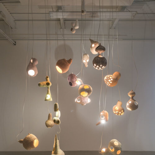 You See A Sheep / Yuko Nishikawa 1 You see a sheep: yuko nishikawa's sculptural lamps combine clay and paper