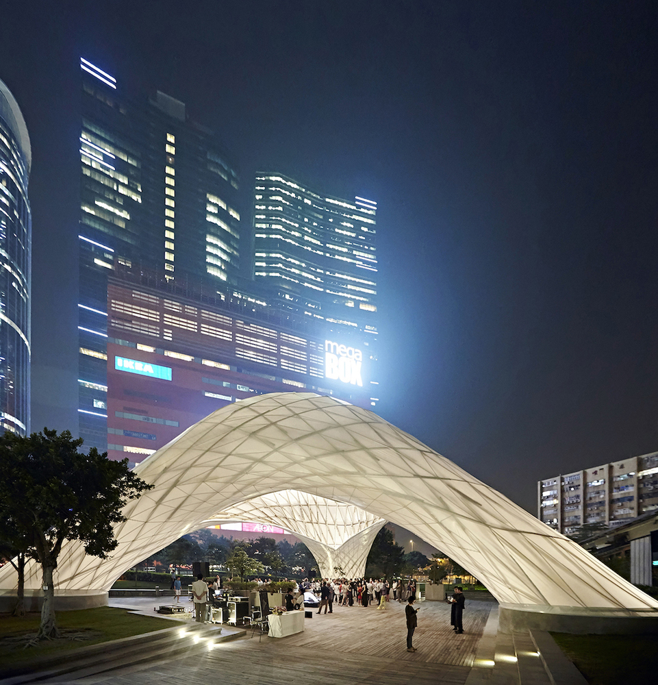 Zcb bamboo pavilion / the chinese university of hong kong school of architecture