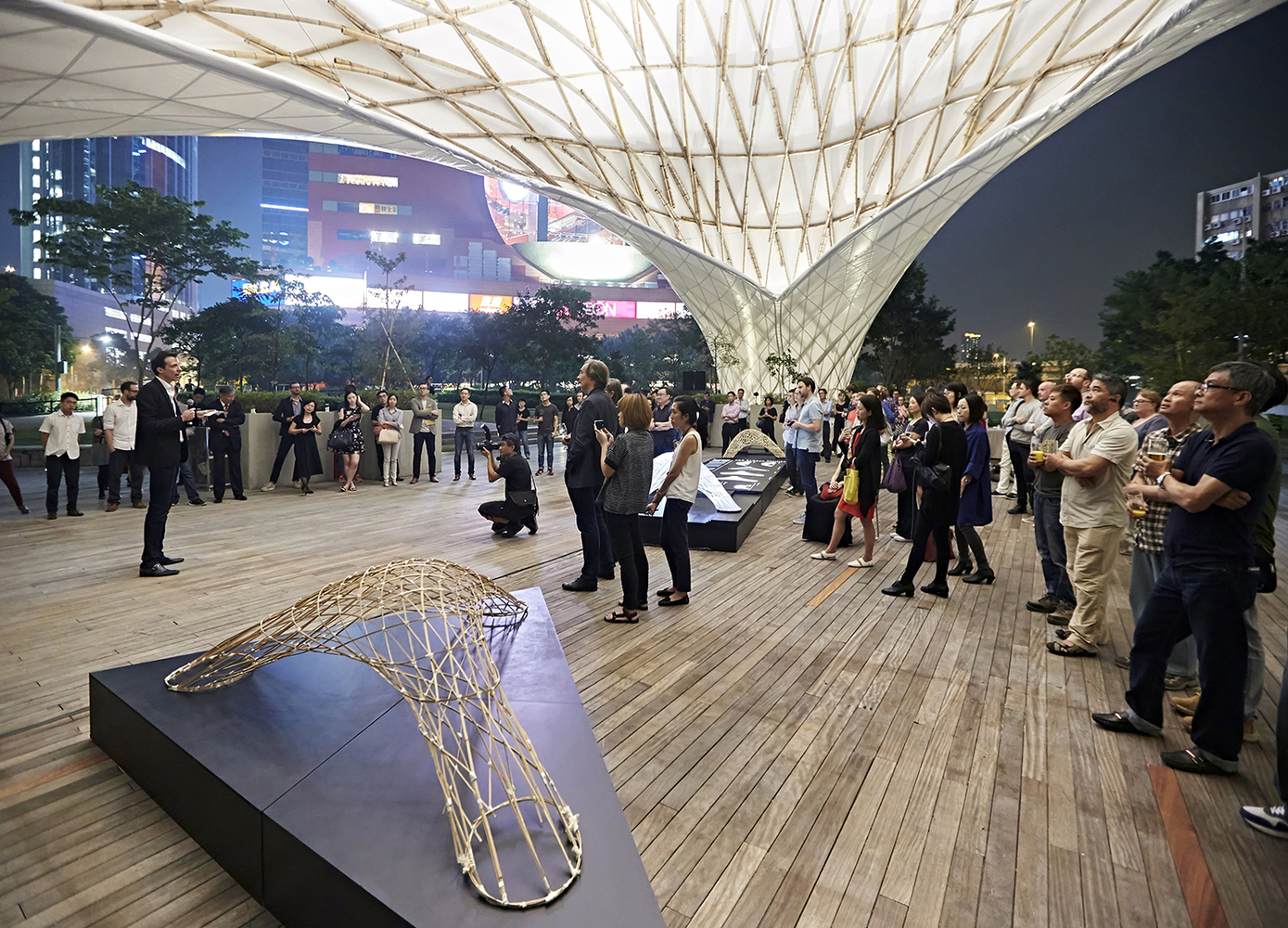 Zcb bamboo pavilion / the chinese university of hong kong school of architecture