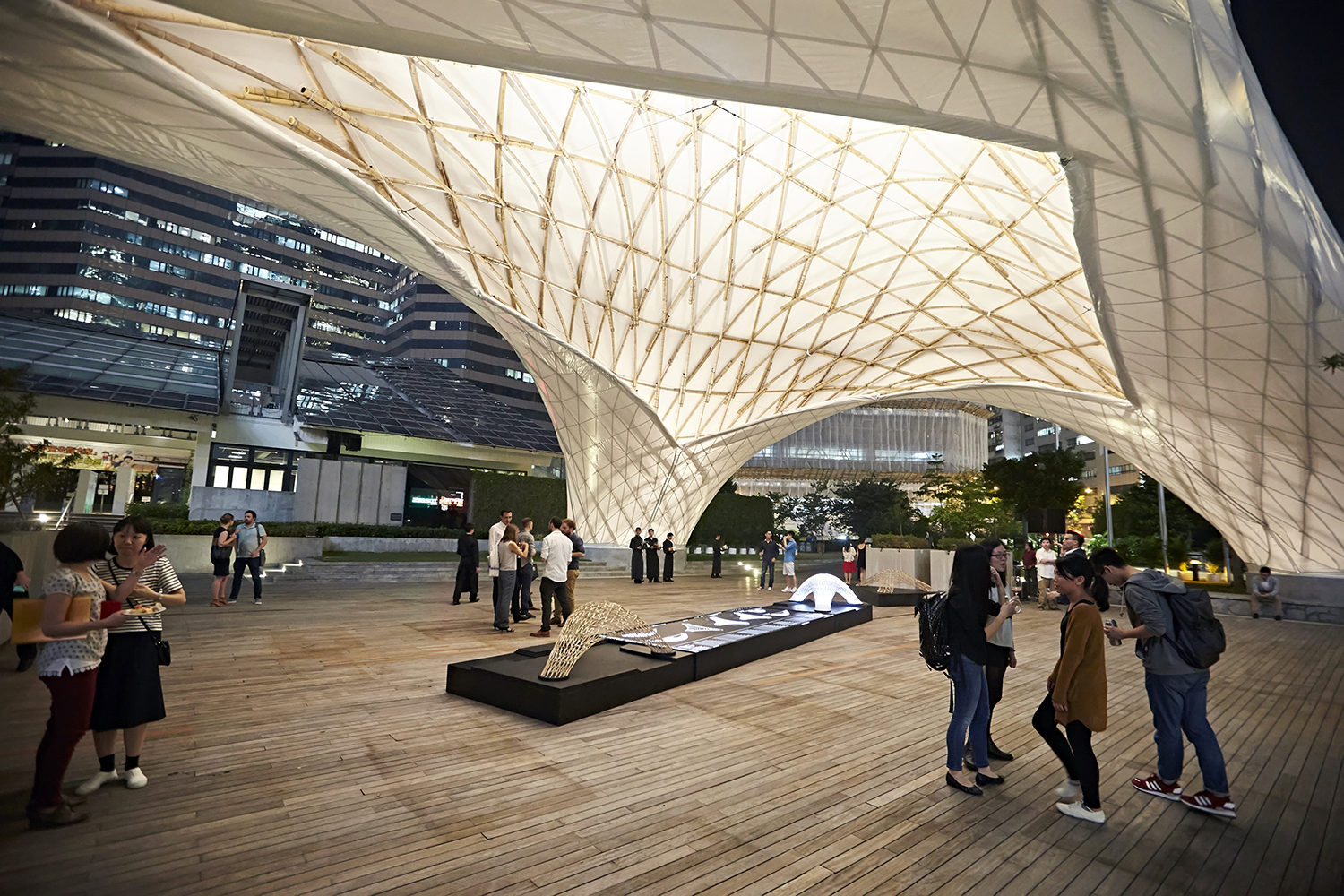 Zcb bamboo pavilion / the chinese university of hong kong school of architecture