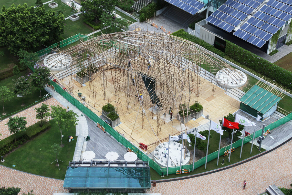 Zcb bamboo pavilion / the chinese university of hong kong school of architecture