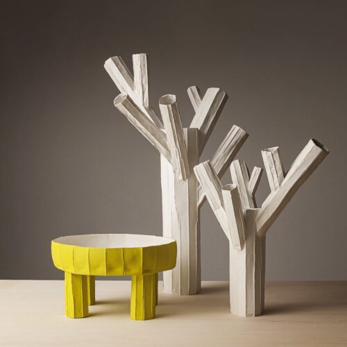 Paola Paronetto Introduces New Nature-Inspired Paper Clay Vessels 21 Paola paronetto introduces new nature-inspired paper clay vessels