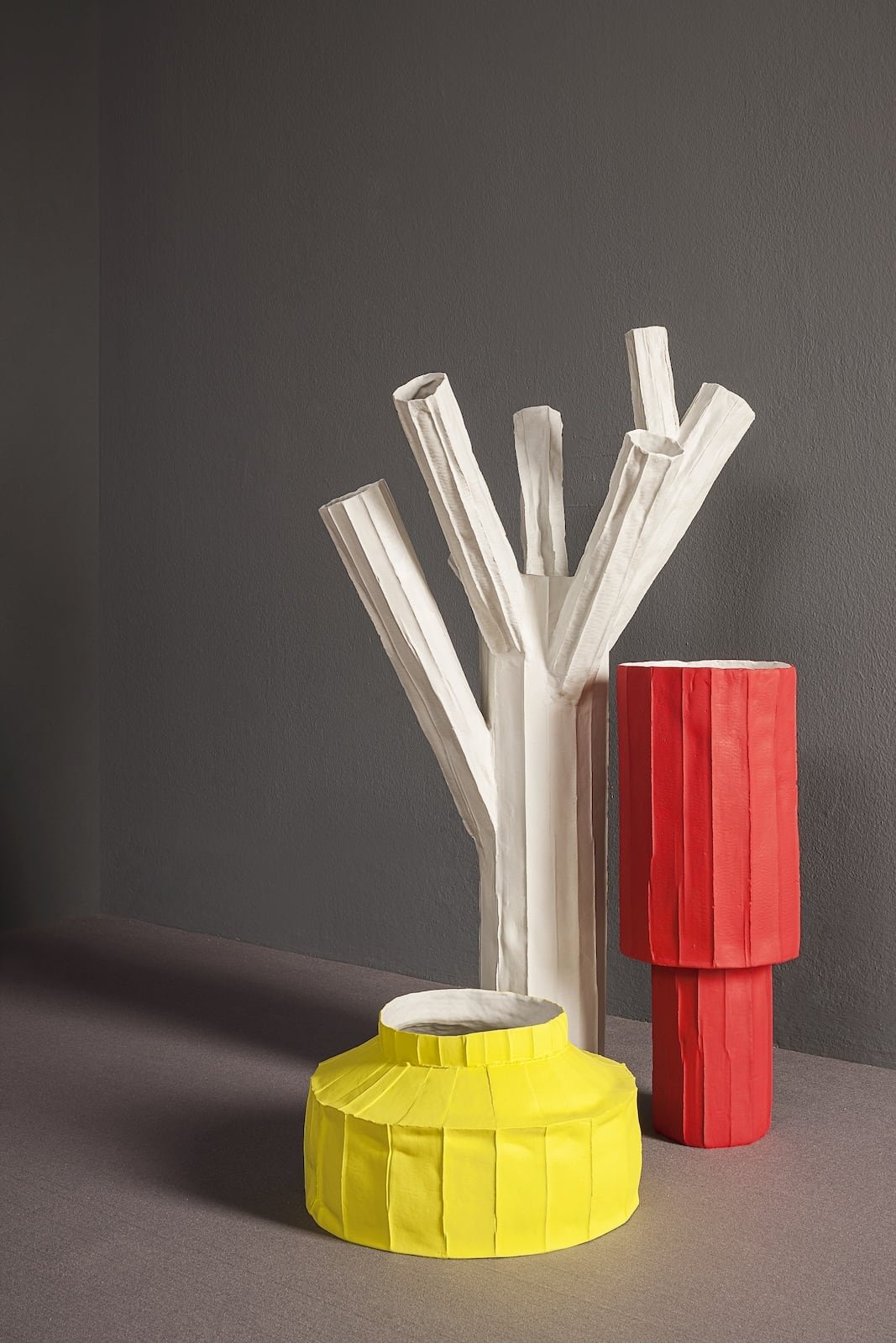Bosco-7-2000X2000-Q85 Paola paronetto introduces new nature-inspired paper clay vessels