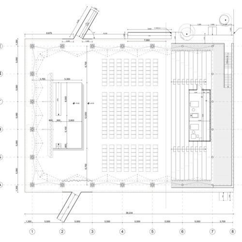 Garage Screen Cinema / Snkh Studio 37 Garage screen cinema / snkh studio