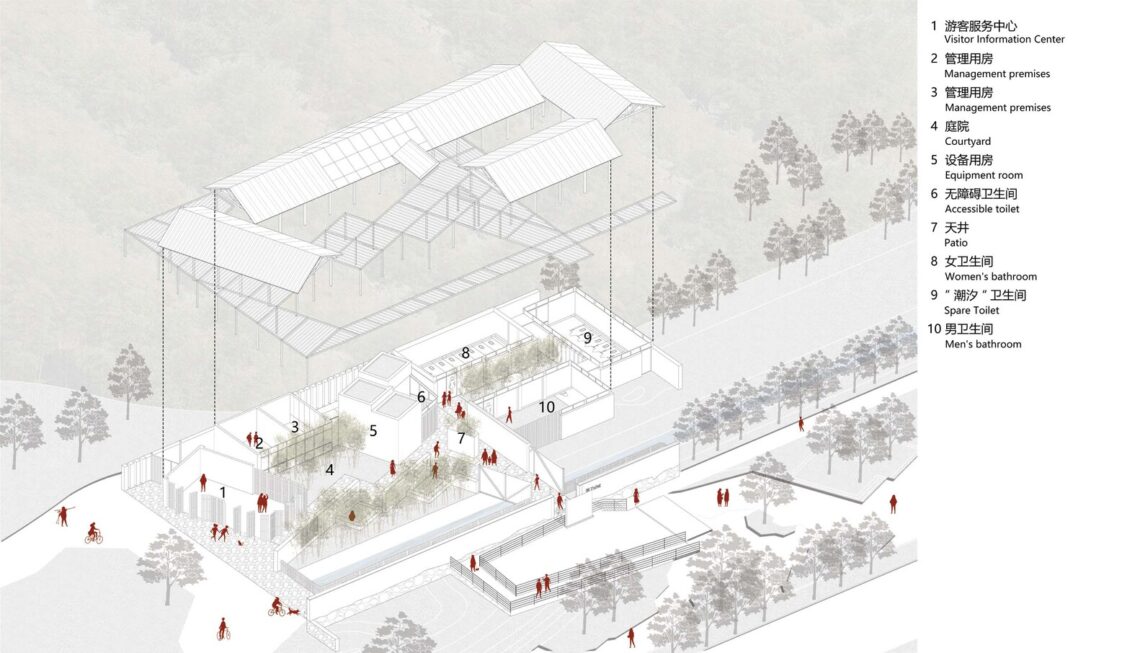 The Tourist Service Station Of Tangshan Ape Man Cave / Aeseu Architectural Technology And Art Studio 85 The tourist service station of tangshan ape man cave / aeseu architectural technology and art studio
