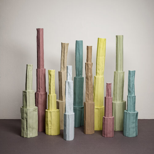 Paola Paronetto Introduces New Nature-Inspired Paper Clay Vessels 2 Paola paronetto introduces new nature-inspired paper clay vessels