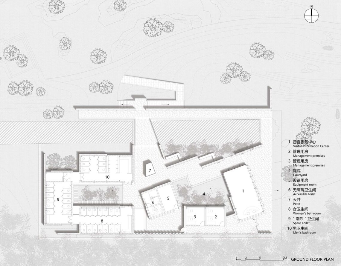 The Tourist Service Station Of Tangshan Ape Man Cave / Aeseu Architectural Technology And Art Studio 6 The tourist service station of tangshan ape man cave / aeseu architectural technology and art studio