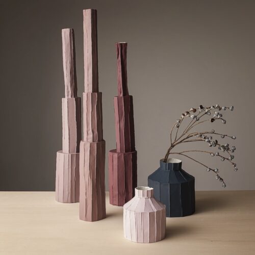 Paola Paronetto Introduces New Nature-Inspired Paper Clay Vessels 7 Paola paronetto introduces new nature-inspired paper clay vessels