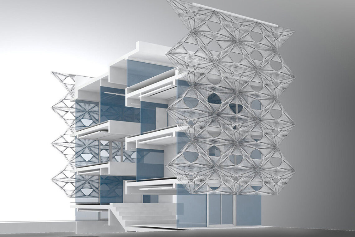 Texoversum Education Center / Allmannwappner + Menges Scheffler Architekten 22 Wrapped in a robotically woven facade, texoversum university building opens in germany