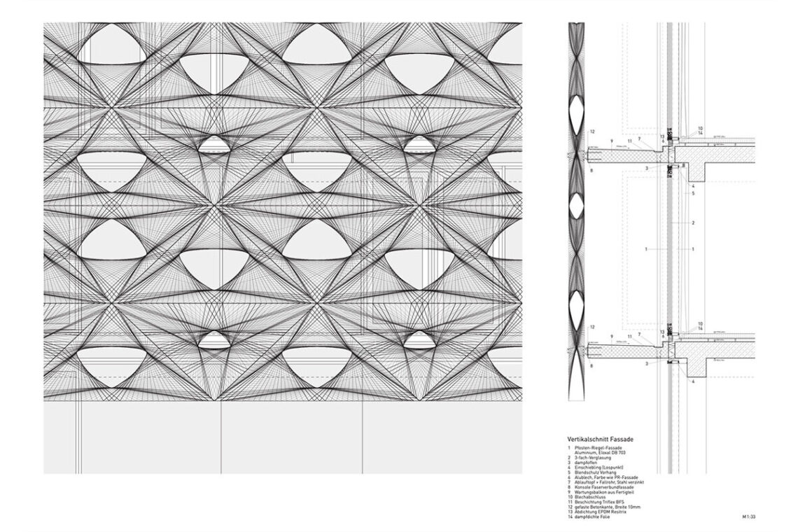 Texoversum Education Center / Allmannwappner + Menges Scheffler Architekten 31 Wrapped in a robotically woven facade, texoversum university building opens in germany