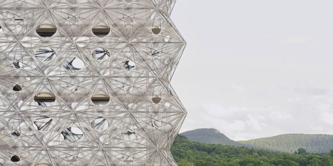 Texoversum Education Center / Allmannwappner + Menges Scheffler Architekten 10 Wrapped in a robotically woven facade, texoversum university building opens in germany
