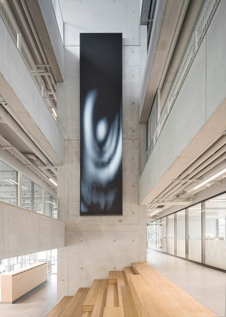 Texoversum Education Center / Allmannwappner + Menges Scheffler Architekten 7 Wrapped in a robotically woven facade, texoversum university building opens in germany
